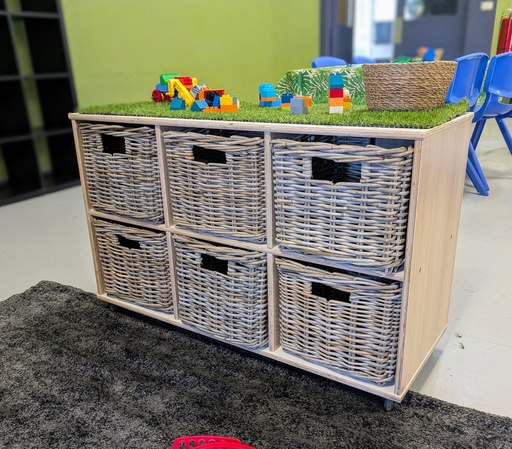 [TK-2046] TK 6 Cube Storage Unit with Castors