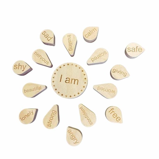[TK-2623] in-wood - I am Mandala Puzzle - 16 pieces