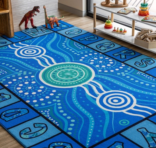 [TK-2072] Indigenous Designs Rugs - Saltwater Connection 2 x 3m
