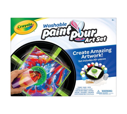 [TK-2584] Washable Paint Pour Art Set