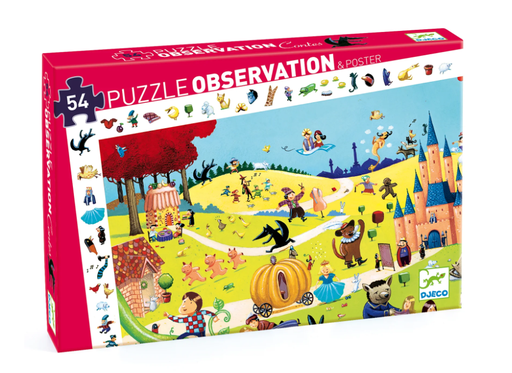 [TK-2248] Observation Puzzle - Fairy Tales - 54 pieces