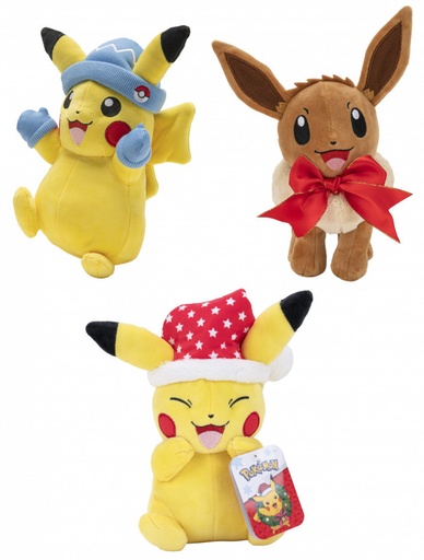 [TK-2277] Pokemon Christmas Plush - 8" Assorted