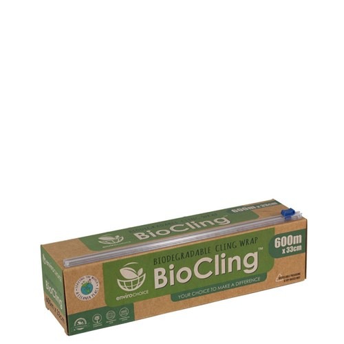 [TK-1653] Bio Clingwrap in Dispenser - 33cm x 600M