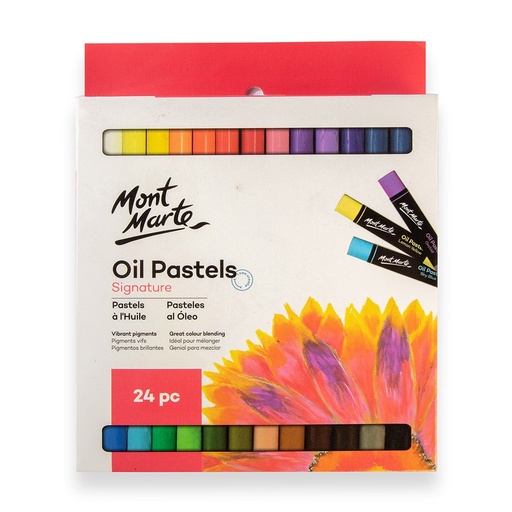 [TK-1558] Oil Pastels - 24 Pieces