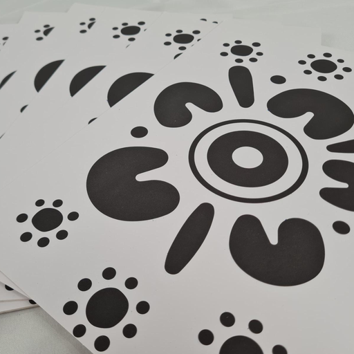 [TKDA-SA20] Dhiiyaan Art - Sand Art Sheets - Pack of 20