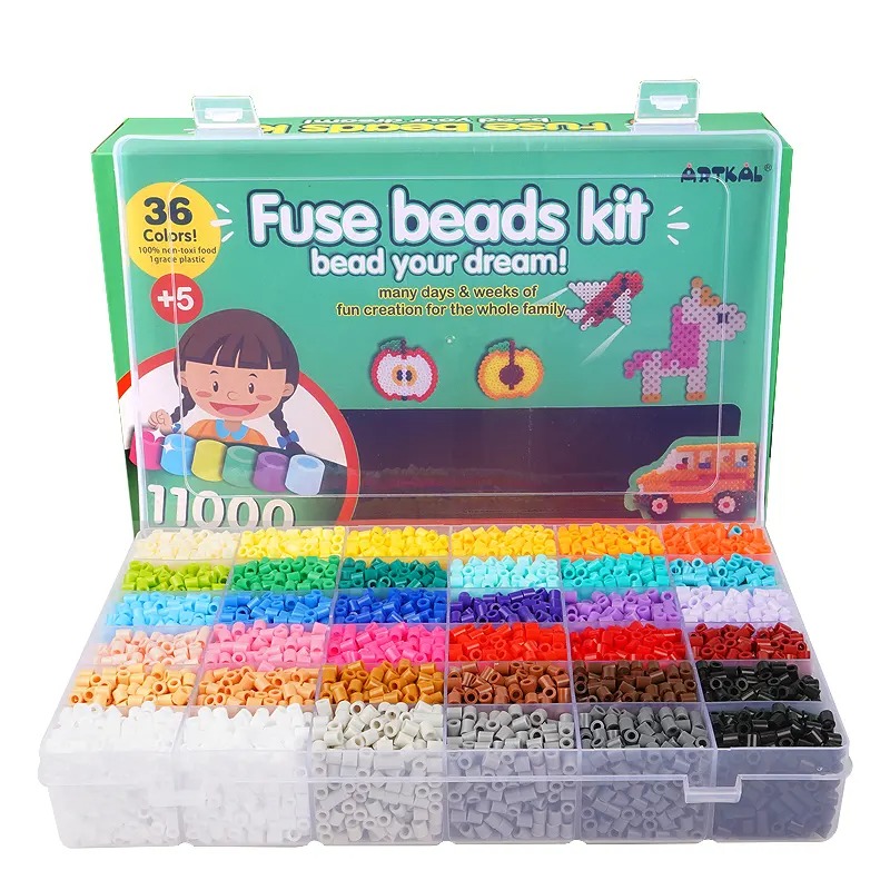 Amazon Ironing Beads Kit Perler Deluxe Fused Bead Kit-Summer