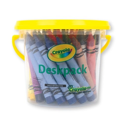48 Large Crayon Deskpack (8 colors)