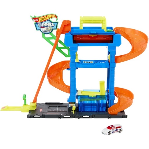 Hot Wheels City Tunnel Twist Car Wash Playset