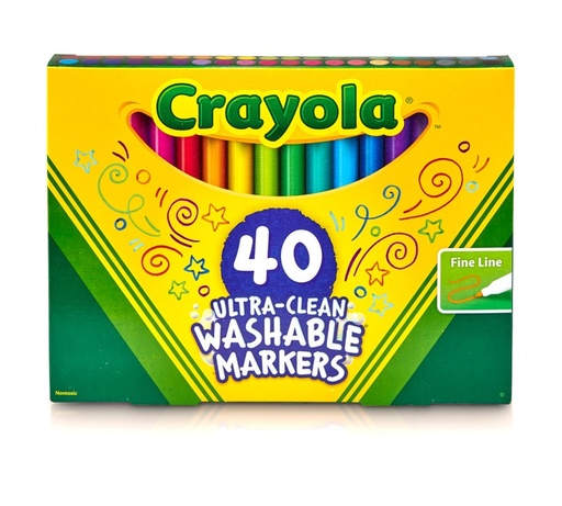 [TK-2875] 40ct Fineline Ultraclean Markers