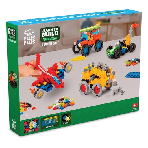 Plus-Plus - Learn to Build Vehicles Super Set