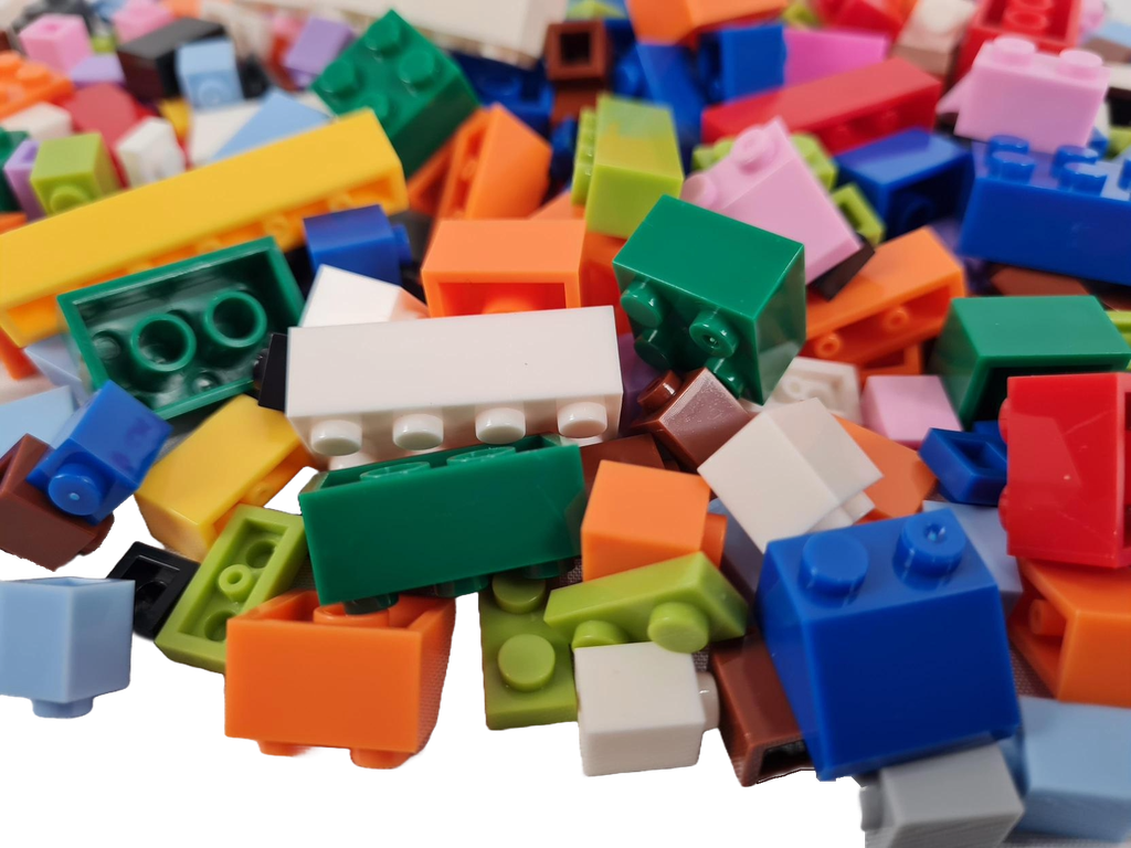 Small Construction Blocks - Assorted 230g | The TeamKids Shop