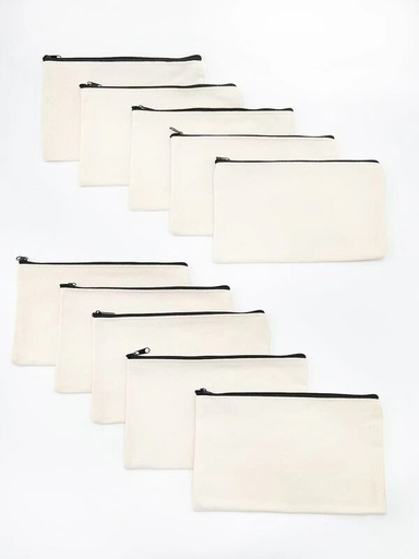 [TK-0281] Blank Pencil Cases - 10 pack