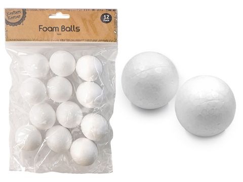 [TK-0422] Foam Balls - 4cm pack of 12