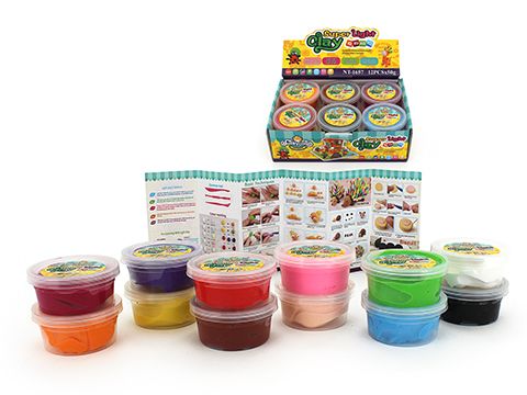 [TK-0103] Super Light Air Dry Clay - 12 pack 600grams
